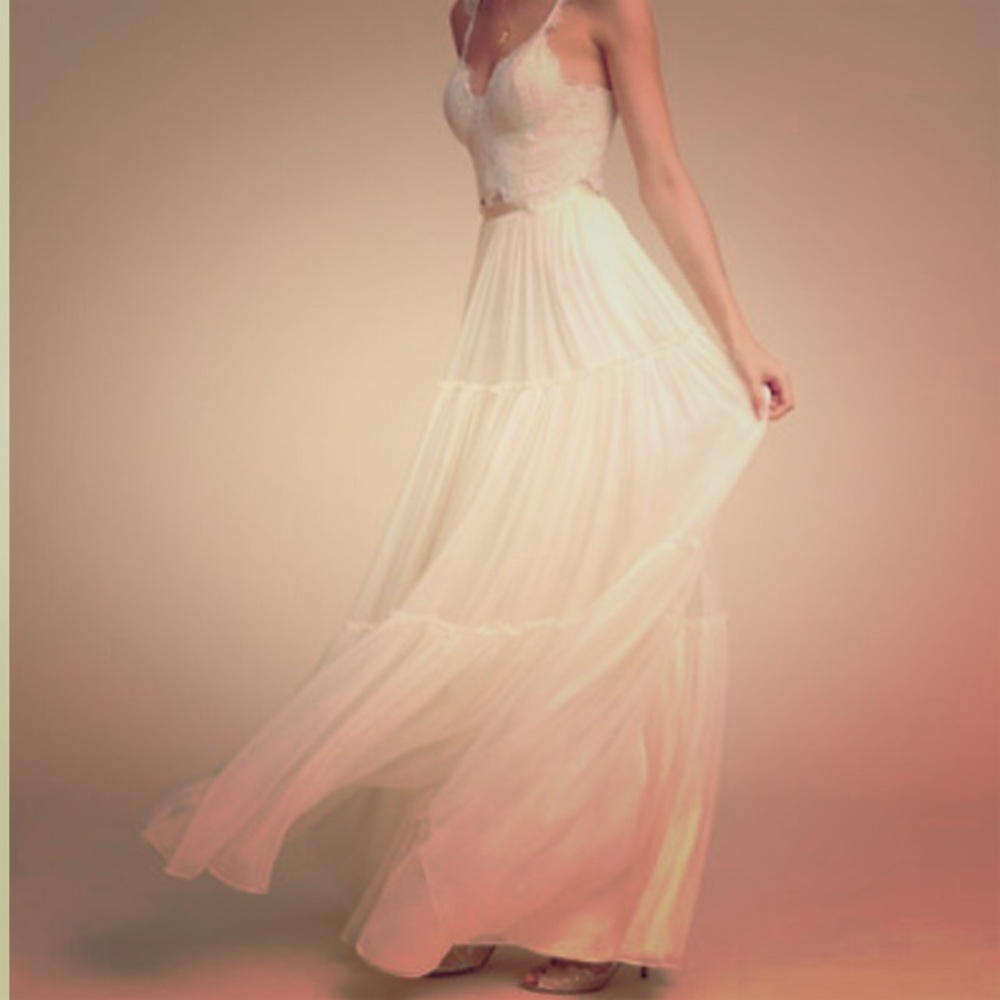 NWT BHLDN Agatha wedding skirt